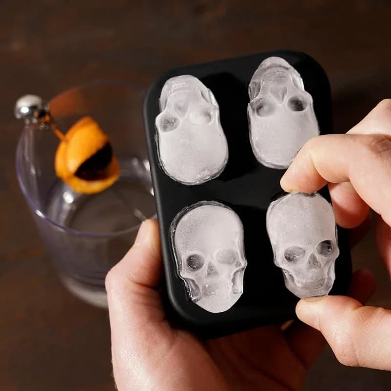 Acuan Bola Ais Tengkorak 3D