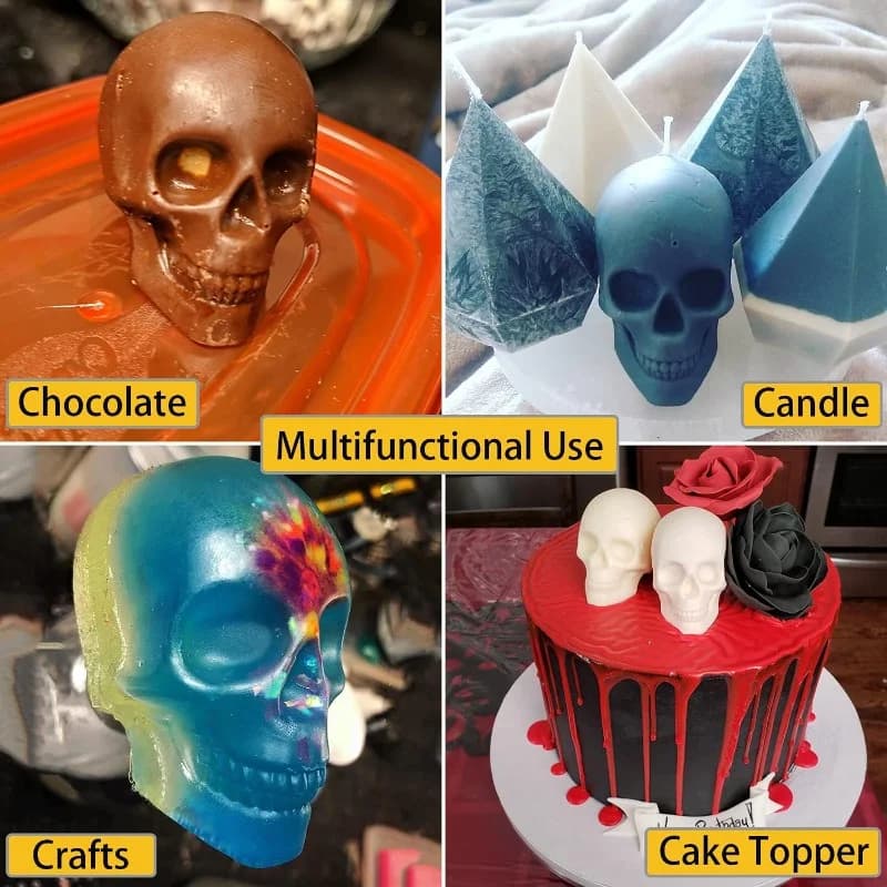 Acuan Bola Ais Tengkorak 3D